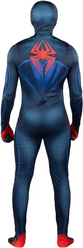 Vista 4 de Marvel Spider-Verse 2 - Disfraz de Miles Morales Zentai para adulto