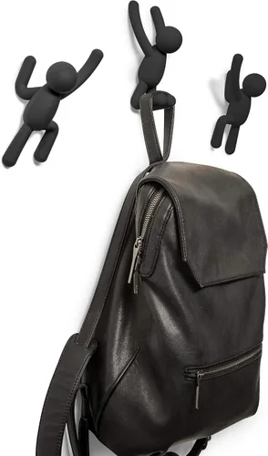 Vista 6 de Umbra Buddy – Ganchos de pared Negro