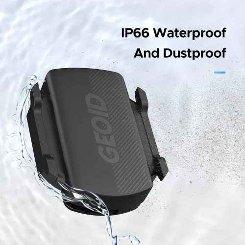 Vista 5 de GEOID Sensor de cadencia/velocidad CS600 para ciclismo, ANT+/Bluetooth Sensor inalámbrico de RPM de bicicleta compatible con computadoras