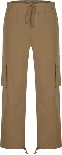 Vista 8 de Pantalones cargo para hombre 2024, ajuste relajado, ropa casual de trabajo, urbano, color caqui, pantalones deportivos holgados con bolsillos
