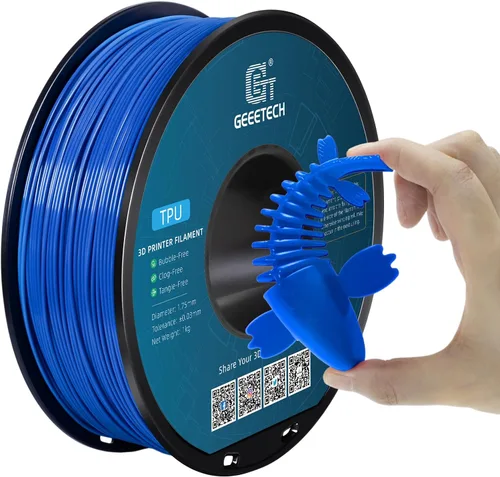 Vista 8 de Geeetech - Filamento PLA de 0.07 pulgadas, filamento de seda de bicolor, consumo dicromático de coextrusión brillante, 2.2 libras, 1 carrete