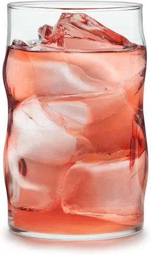 Vista 8 de Juego de 8 vasos para beber con cinta negra Ascent de 16 onzas Diseño moderno de cinta negra, apto para lavavajillas y fácil de limpiar, duradero