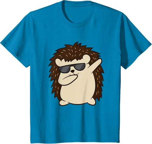Vista 53 de Dabbing Hedgehog Funny Hedgehog Camiseta S