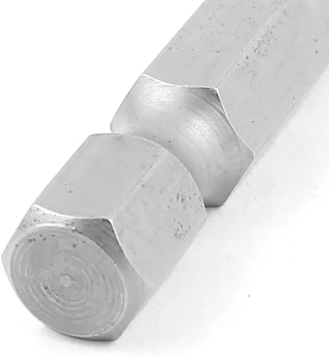Vista 3 de uxcell 1/4 pulgada vástago hexagonal 0.050 in cabeza hexagonal destornillador magnético puntas 5pcs