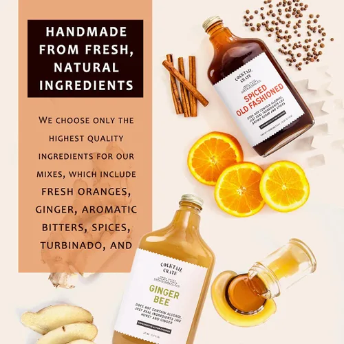 Vista 8 de Cocktail Crate Paquete variado de mezcladores de bebidas premium Mezcladores de cóctel artesanales galardonados para verdaderos conocedores