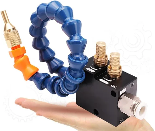 Vista 5 de CLAHJQX Sistema de pulverización de lubricación de refrigerante de niebla para enfriamiento de máquina/corte de metales con enfriamiento de máquina
