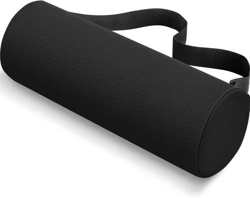 Vista 20 de CushZone Almohada de soporte lumbar para rodillo, cojín trasero de espuma Negro