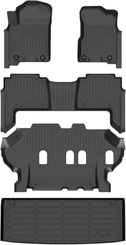 Vista 72 de Alfombrillas para Jeep Compass 2007-2016/2007-2016 Jeep Patriot/Dodge Caliber 2007-2012 para todo tipo de clima con forro de carga para automóvil