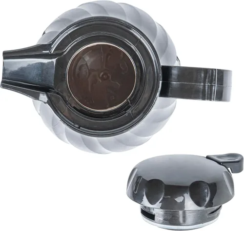 Vista 10 de Restaurantware Jarra térmica para café, paquete de 1 servidor de café aislado de plástico de 20 onzas con mango ergonómico, cafetera negra