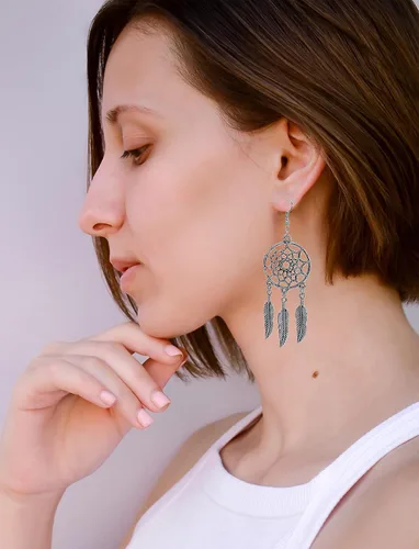 Vista 3 de 16 Pairs Drop Dangle earrings for Women Fashion Jewelry Dangly Wholesale Earrings Vintage Boho Bohemian Earrings Set