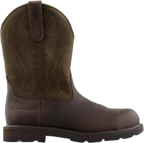 Vista 4 de ARIAT Groundbreaker 10014241 - Botas de trabajo sin cierre para hombre