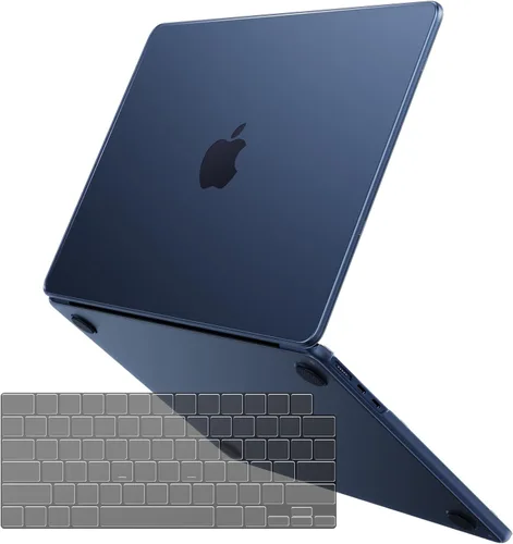 Vista 7 de Soonjet Funda para MacBook Air de 13 pulgadas M5 M4 M3 M2 2026 2025-2022 Protección contra caídas Funda protectora transparente para laptop