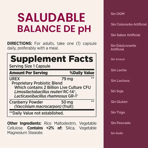 Vista 6 de Nature's Bounty Probióticos para mujeres, probióticos vaginales para equilibrio saludable del pH, 2 mil millones de UFC, cepas clínicamente