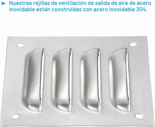Vista 4 de PATIKIL Cubierta de ventilación de 4 x 4 pulgadas, pantalla de acero inoxidable 304, cubierta de ventilación de rejilla de ventilación HVAC