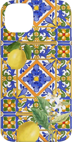 Vista 15 de Sicilian,Italian,Summer,Tiles,Citrus,Mosaic,Majolica Art Case for iPhone 17