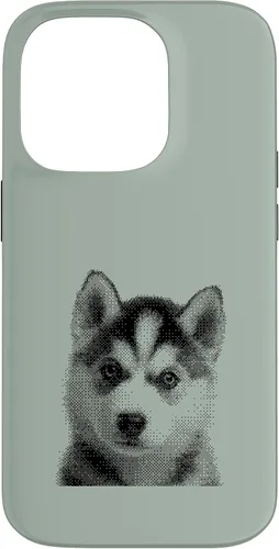 Vista 17 de Chic Husky Puppy for Dog Mom and Paw Parents Case for iPhone 16