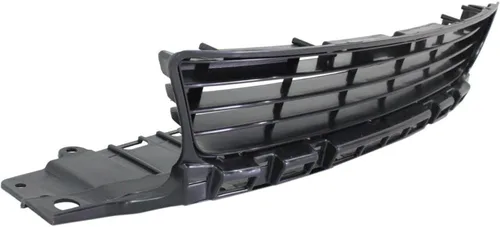 Vista 3 de Evan Fischer Rejilla de parachoques compatible con Honda Civic Sedan 2009-2011 de 2 puertas Coupé texturizado negro plástico frontal central
