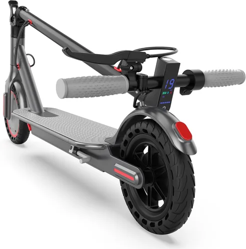 Vista 9 de Aovowheel Scooter eléctrico para adultos, plegable E Scooter Conmuting Púrpura-negro