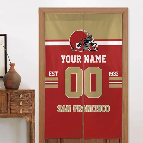 Vista 12 de Cortinas de puerta de Nueva Orleans, panel de cortina personalizado para puerta con número de nombre, cortina japonesa personalizada para New Orleans