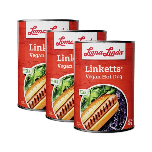 Vista 5 de Loma Linda - Carnes a base de plantas (Linketts® (15 oz.), paquete de 12
