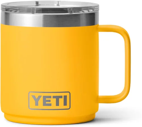 Vista 17 de YETI Rambler - Taza apilable de 10 onzas, aislada al vacío, acero inoxidable con tapa MagSlider, acero inoxidable