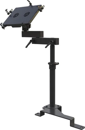 Vista 9 de Soporte para laptop de camión apto para Ford F150, F350, F250, F550, sin perforaciones, soporte para computadora portátil de hasta 17 pulgadas