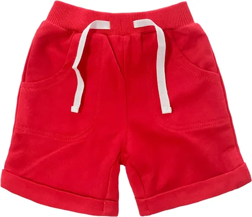 Vista 4 de SOBOWO Pantalones cortos deportivos de verano para bebés niños y niñas, paquete de 3 unidades, pantalones deportivos de algodón sólido, pantalones