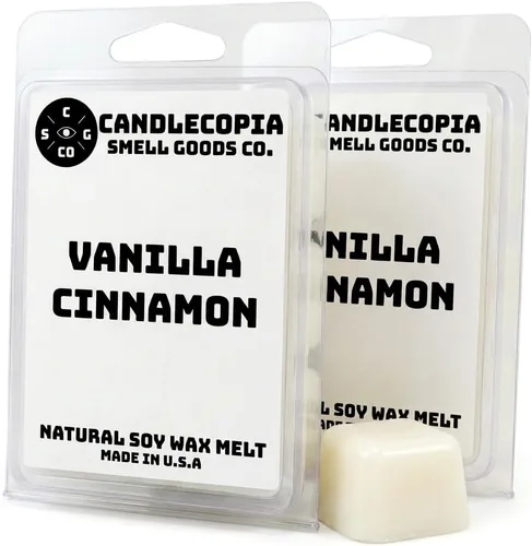 Vista 23 de Apple Maple Bourbon - Cera vegana vertida a mano fuertemente perfumada, 12 cubos de cera perfumada, 6.4 onzas en 2 paquetes de 6 unidades Bourbon