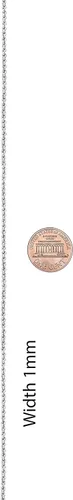 Vista 9 de LIFETIME JEWELRY 1mm Gold Chain for Men & Women 24k Real Gold Plated Diamond Cut Rope Chain 14 to 30 Inch