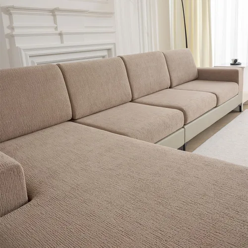 Vista 13 de Fundas de Cojines para Sofá Fundas para Sofás Seccionales Elásticas Lavables Suaves Fundas de Cojines de Asiento Protector de Muebles Fundas