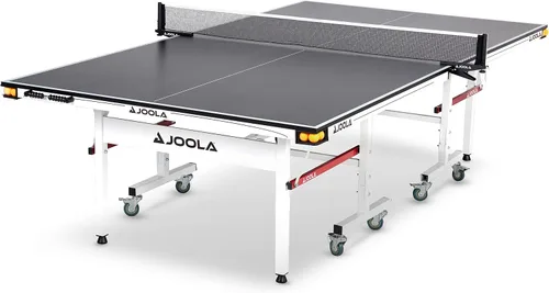 Vista 25 de JOOLA Rally TL - Mesa de ping pong profesional de MDF para interiores con abrazadera rápida y red de tenis de mesa y poste – 10 minutos de fácil