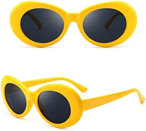 Vista 3 de Armear Clout - Gafas de sol ovaladas, estilo retro, vintage, con lentes redondas