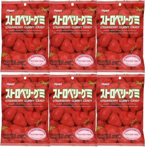 Vista 22 de Kasugai Fruit Assort - Caramelos de gomitas de 3.59 onzas (paquete de 3)