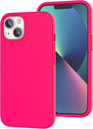 Vista 134 de Funda de silicona líquida compatible con iPhone 12 Pro Max 6.7 pulgadas, funda de gel de protección completa con forro de microfibra, funda