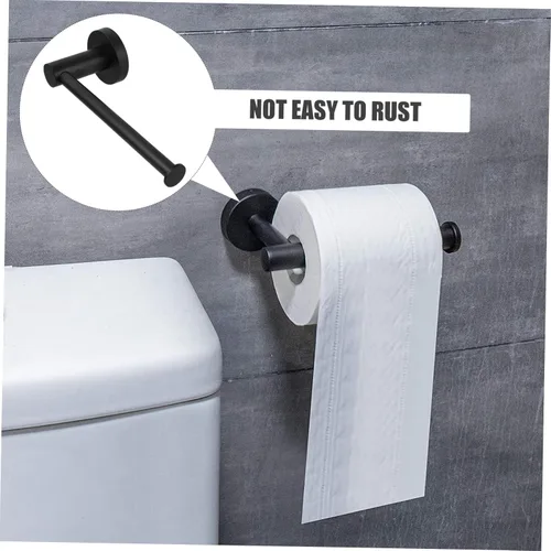 Vista 8 de OSALADI Juego de estante de almacenamiento de baño multifuncional Toallero de papel Anillo de toalla