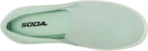 Vista 5 de Soda TOPSHOE Ave- Tenis con plataforma de senderismo con espuma acolchada, Blk Imsu