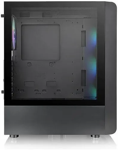 Vista 3 de Chasis de Computadora de Torre Media S200 Plus TG ARGB; 4 Ventiladores ARGB de 120 mm Preinstalados; Panel Frontal de Malla; Ventana Lateral TG