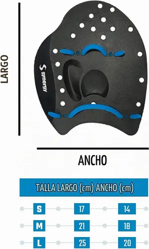 Vista 4 de Synergy Remos de mano para entrenamiento de natación