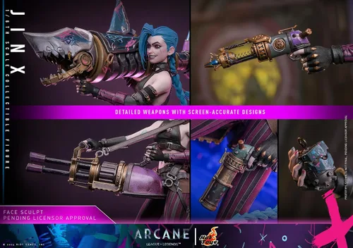 Vista 16 de Figura de TV Masterpiece Arcane Jinx escala 1/6