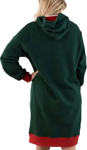 Vista 74 de Lazy One Sudadera con capucha de gran tamaño, ropa de dormir cómoda, vestido de suéter para mujer