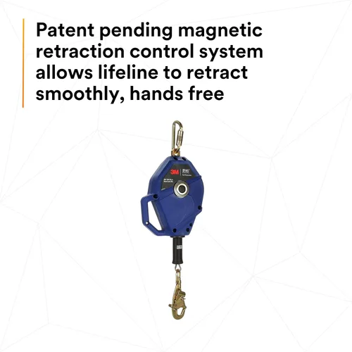 Vista 8 de 3M DBI-SALA Smart Lock Autoretráctil Lifeline 3503803, cable galvanizado, azul, 20 pies (19.7 ft) 1 Ea/Case