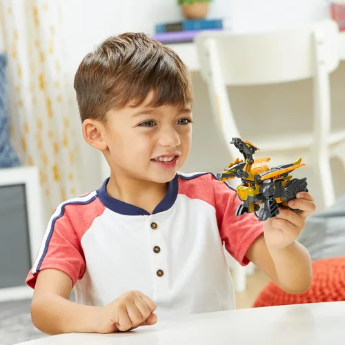 Vista 5 de Transformers Dinobot Adventures Dinobot Squad Grimlock, Dinobot Snarl, y Predaking - Paquete de 3 figuras de conversión de 4.5 pulgadas, juguetes