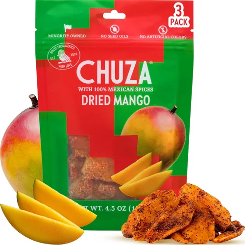 Vista 8 de CHUZA Bocaditos de cactus de nopal, picante seco, chile dulce, caramelo mexicano (3.5 onzas)