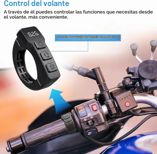 Vista 4 de LBW Cámara de tablero DVR de alta calidad: Carplay inalámbrico para motocicleta y Android Auto, TPMS, 1080P HD Dash Cam frontal y trasera, pantalla
