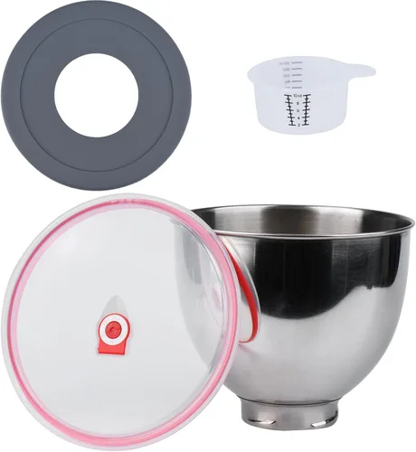 Vista 8 de Cubiertas de tazón de mezclador, tapas protectoras contra salpicaduras para mezclador de pie con cabeza inclinable KitchenAid de 4.5-5Qt, gris