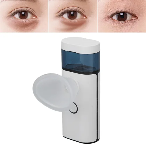 Vista 7 de Nebulizador de ojos, nebulizador facial portátil, pulverizador de atomización hidratante de masaje recargable por USB, para adultos y niños, viajes