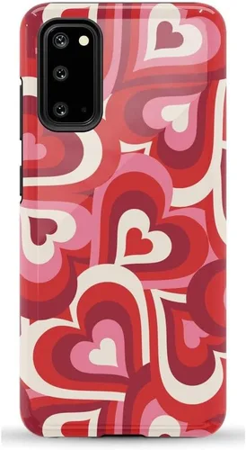 Vista 30 de Casely Funda para Galaxy S20 Todo por amor Orgullo Diseño protector delgado esencial de doble capa
