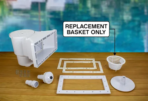 Vista 2 de Poolmaster 32344 Cesta de repuesto para desnatador de piscina de alto perfil, color blanco
