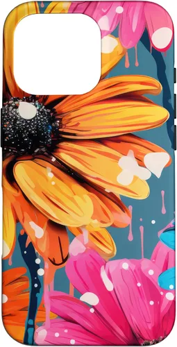 Vista 20 de Drip Gerbera Daisies Case for iPhone 17