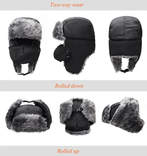 Vista 6 de HINDAWI - Gorro de invierno resistente al viento para hombres y mujeres